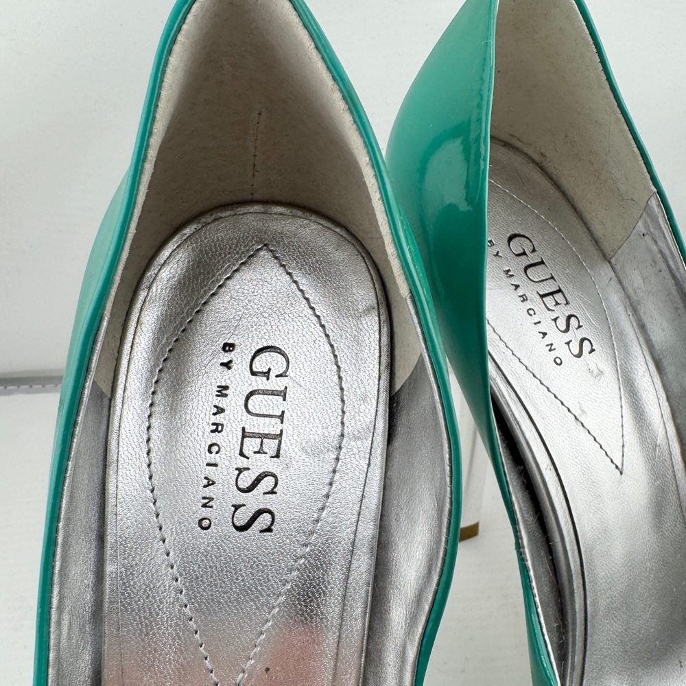 Guess by Marciano Teal Heels - Picture 4 of 5